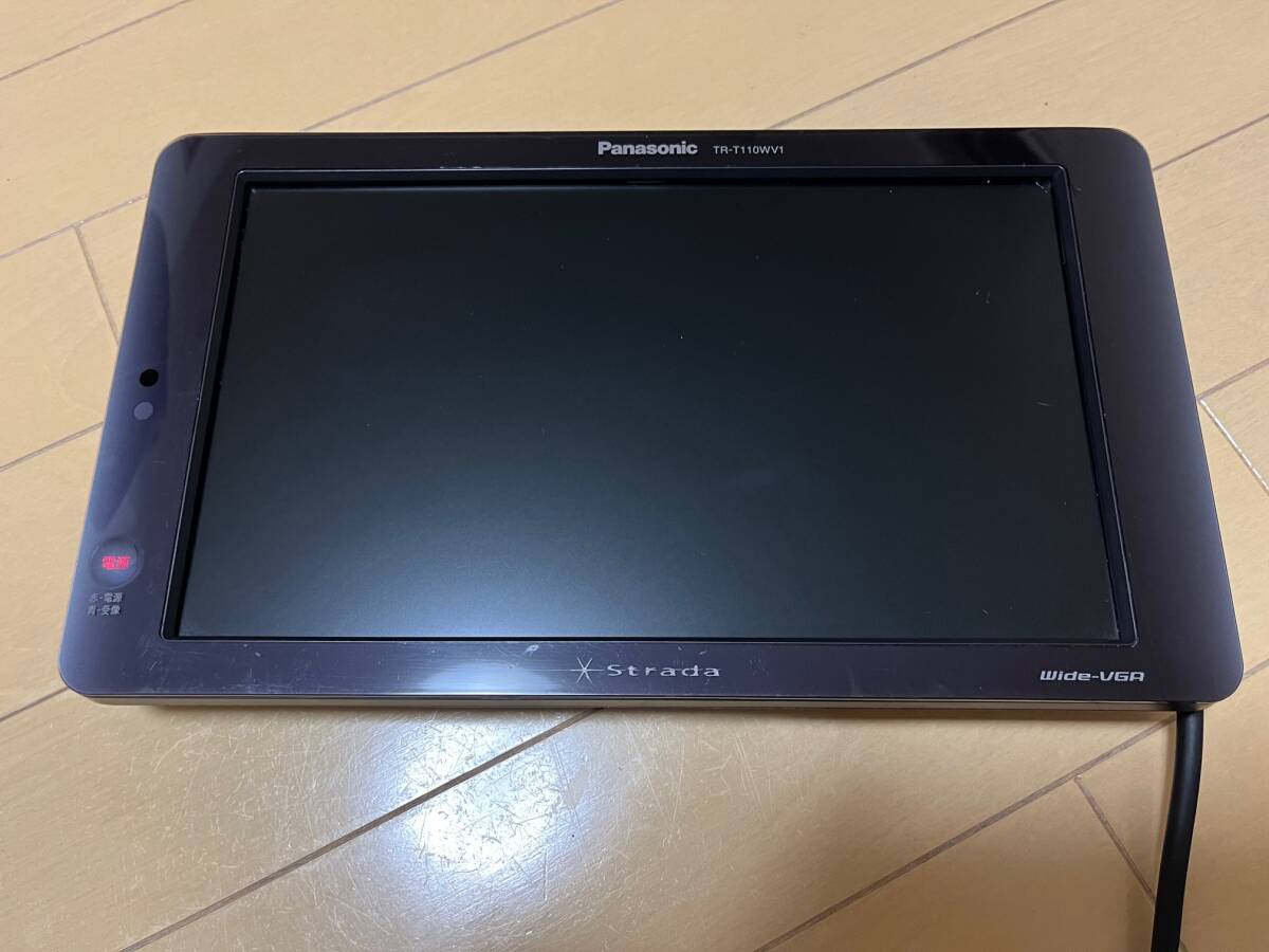 パナソニック Panasonic ストラーダ TR-T110WV1 11インチワイドVGA液晶 ヘッドレストステー付き_画像2