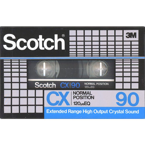 【ゆうパケット対応】3M カセットテープ ノーマルポジション Scotch CX90 90分 [管理:1100043226]_画像1