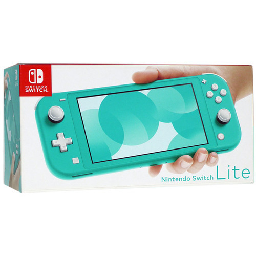 【中古】任天堂 Nintendo Switch Lite(ニンテンドースイッチ ライト) HDH-S-BAZAA ターコイズ 外箱いたみ 元箱あり [管理:1350008401]