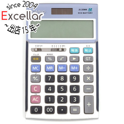 [ used ][.. packet correspondence ]CASIO made business practice calculator 12 column Just type JS-20WK-N body only [ control :1150026491]