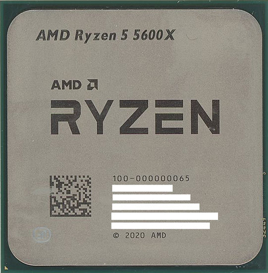 【中古】AMD Ryzen 5 5600X 100-000000065 4.6GHz Socket AM4 元箱あり [管理:1050015396]の画像2