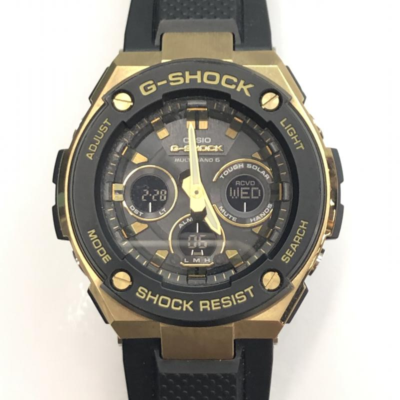 独創的 【中古】G-SHOCK GST-W300G-1A1JF ジーショック ソーラー電波