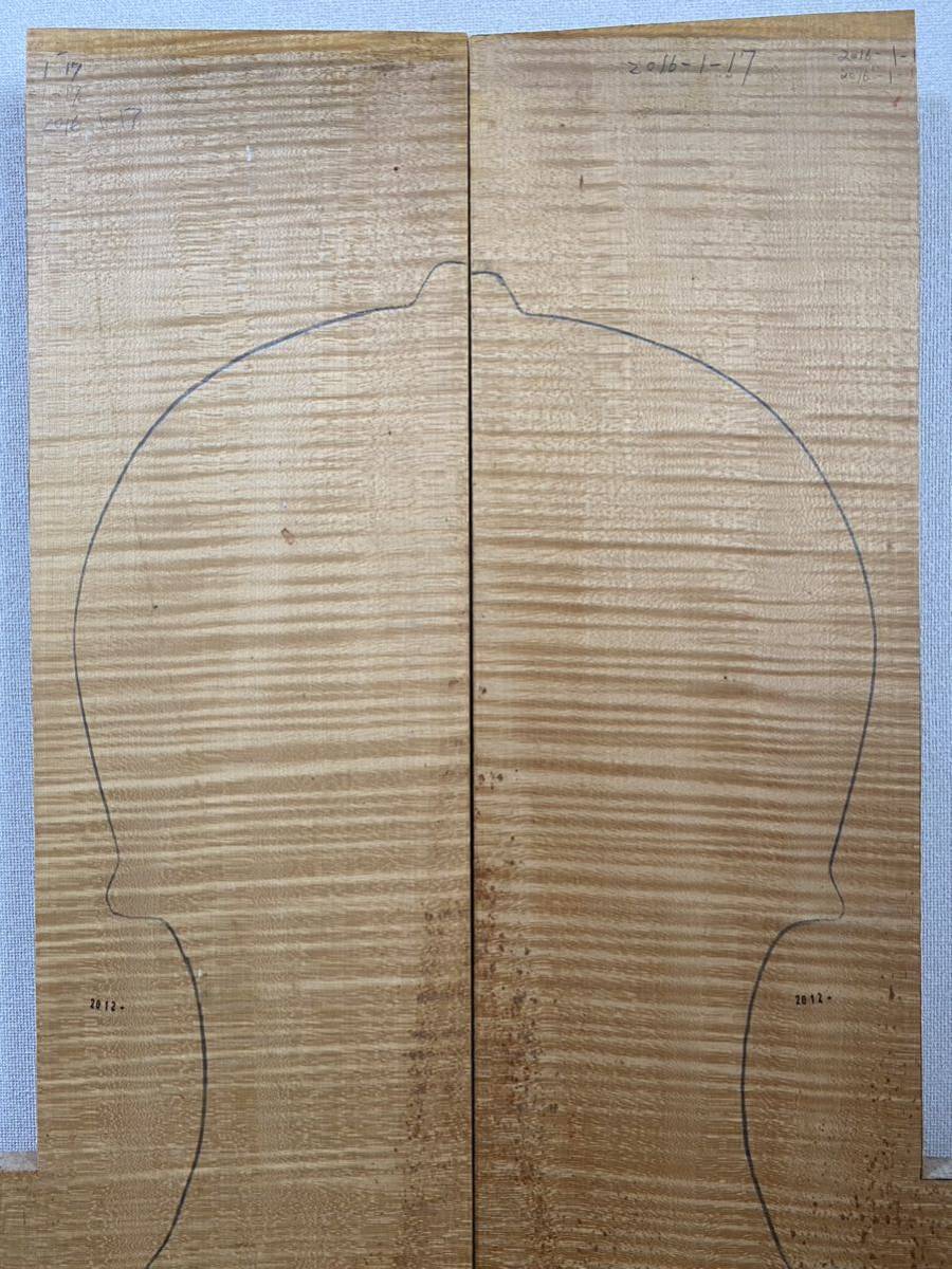 バイオリン チェロ用材 裏板材 NO２メープル メイプル 弦楽器製作の画像2