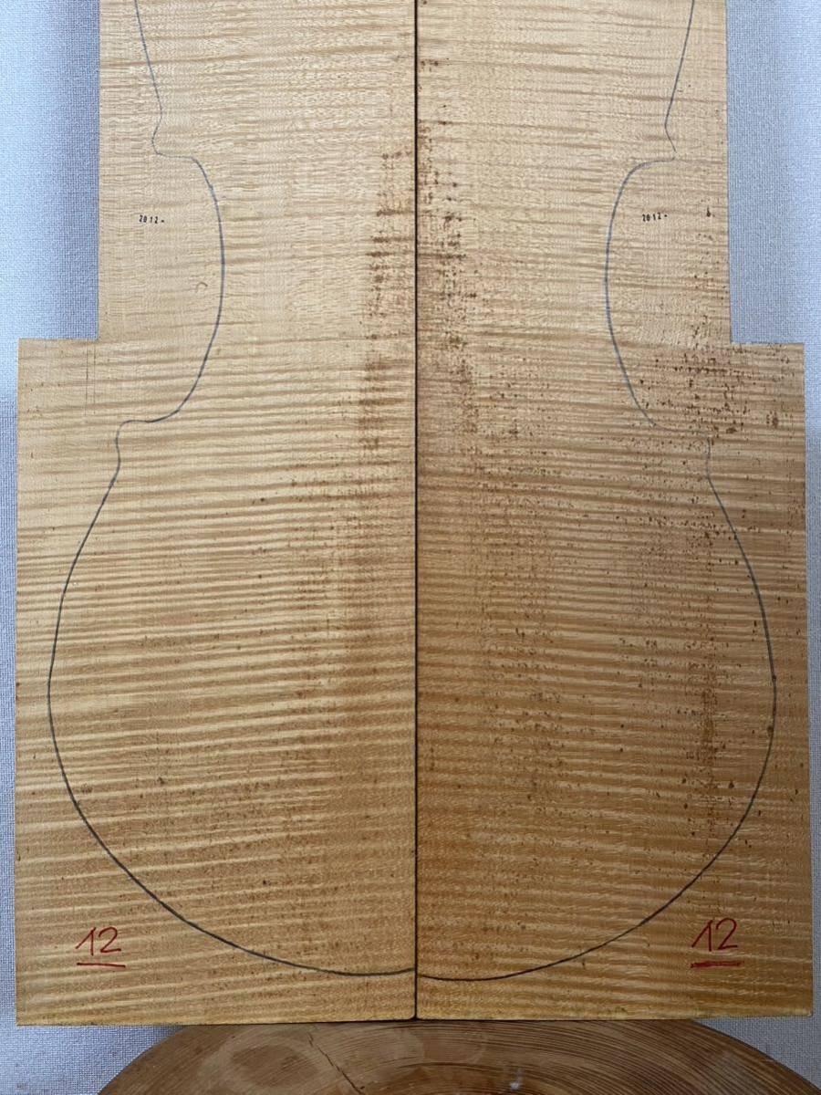 バイオリン チェロ用材 裏板材 NO２メープル メイプル 弦楽器製作の画像3