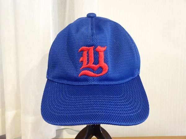 C LG D メンズ・ボーイズ　野球帽　ベースボールキャップ　サンカット付　サイズ５７cm〜５９cm　キャップ　帽子　青色_画像1