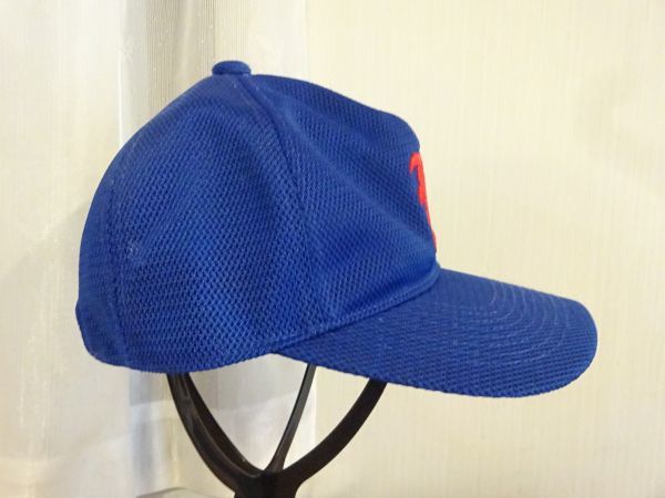C LG D メンズ・ボーイズ　野球帽　ベースボールキャップ　サンカット付　サイズ５７cm〜５９cm　キャップ　帽子　青色_画像2