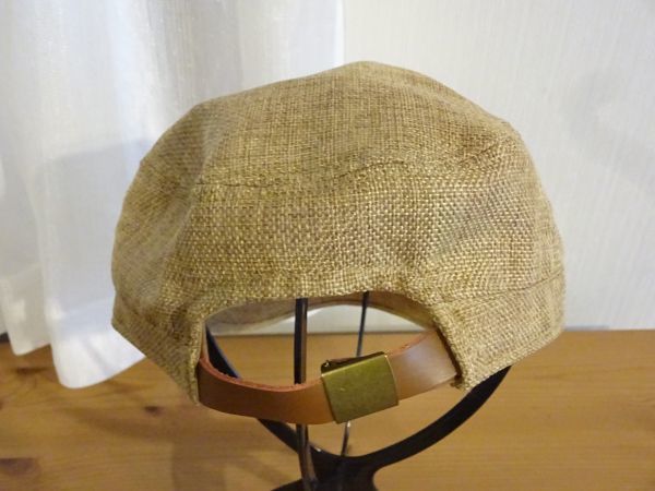 （１４＋）ICHIYON PLUS　男女兼用帽子　ワークキャップ サイズ５７cm〜５９cm　キャップ　帽子　ベージュ色_画像5