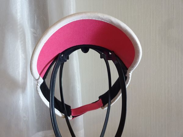 ＋ARCHIVIO ＋キッズ帽子　女の子　サンバイザー サイズ５６cm〜５８cm　キャップ　帽子　ピンク色　スタイルハット_画像3