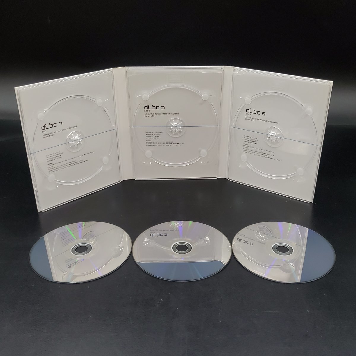 【宝蔵】機動戦士ガンダム MOBILE SUIT GUNDAM SEED HD REMASTER ブルーレイBOX1 DISC1-3 初回限定版 中古品_画像4