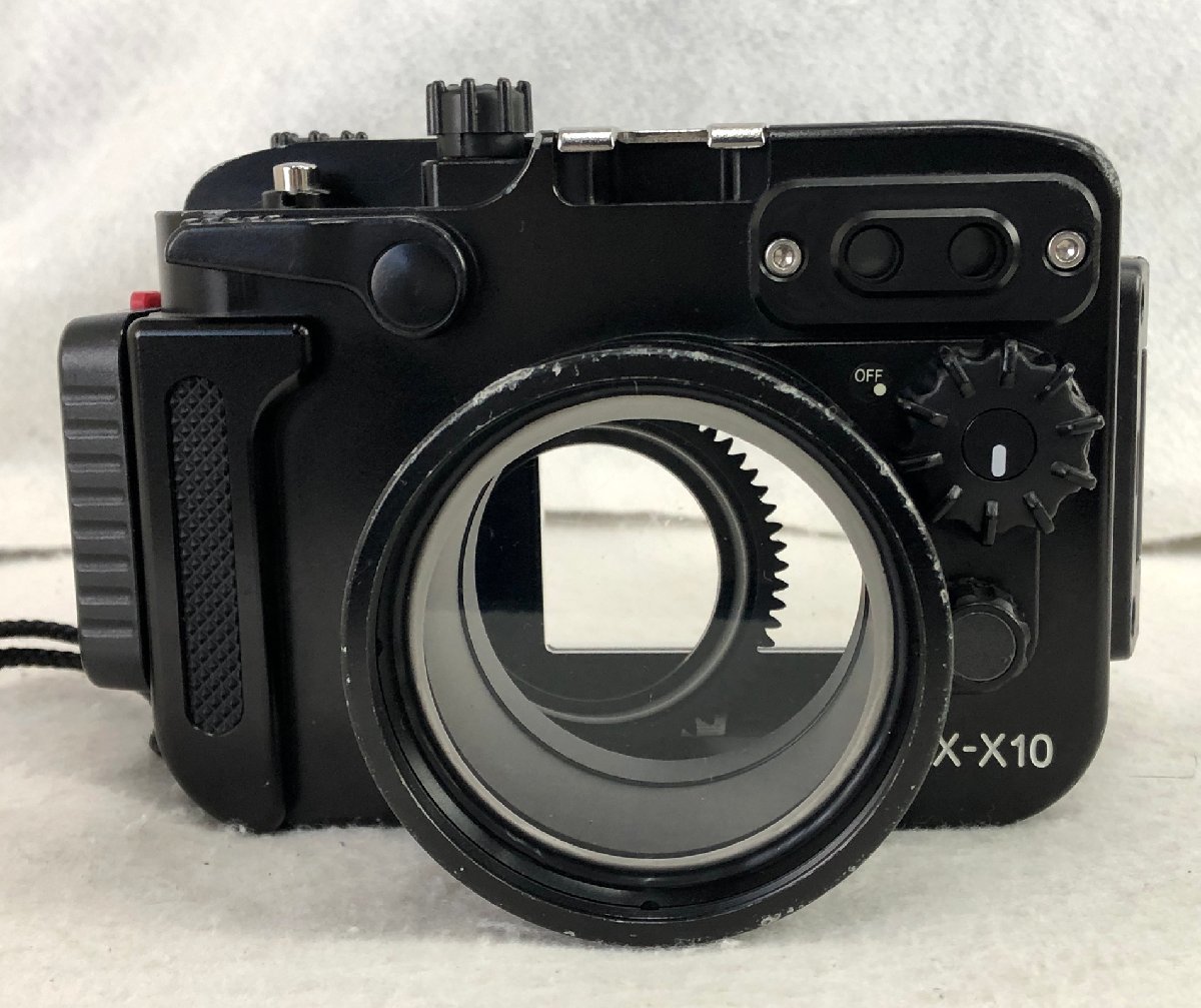 ★ジャンク品★FUJIFILM X10/X20用カメラハウジング MDX-X10 SEA&SEA シーアンドシー_画像2