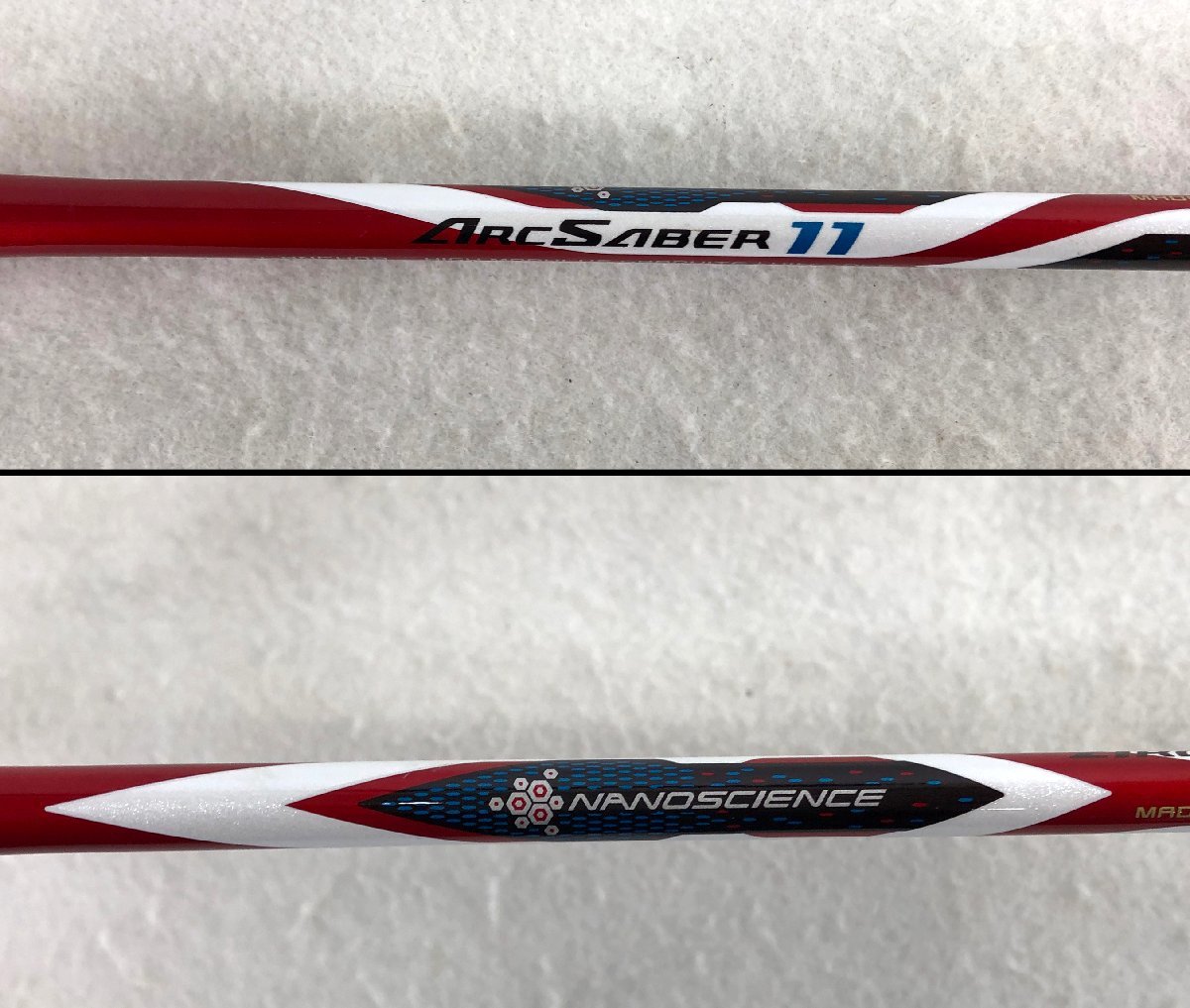 ★中古品★バドミントンラケット ARC SABER11 アークセイバー11 YONEX ヨネックス_画像4