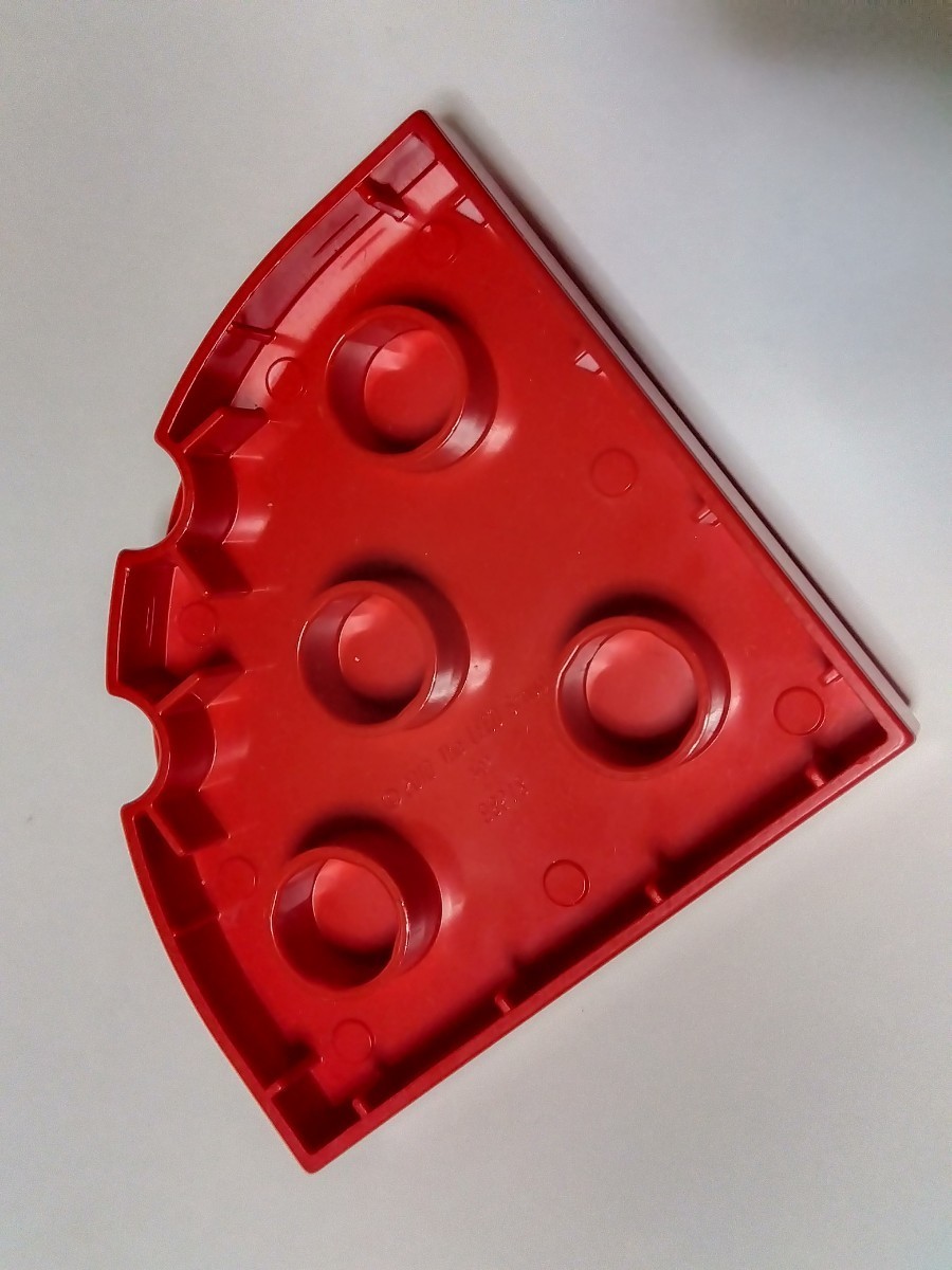 レゴデュプロ 　4×4 　コーナー丸　1 / 4円形　赤 レッド　特殊ブロック_画像5