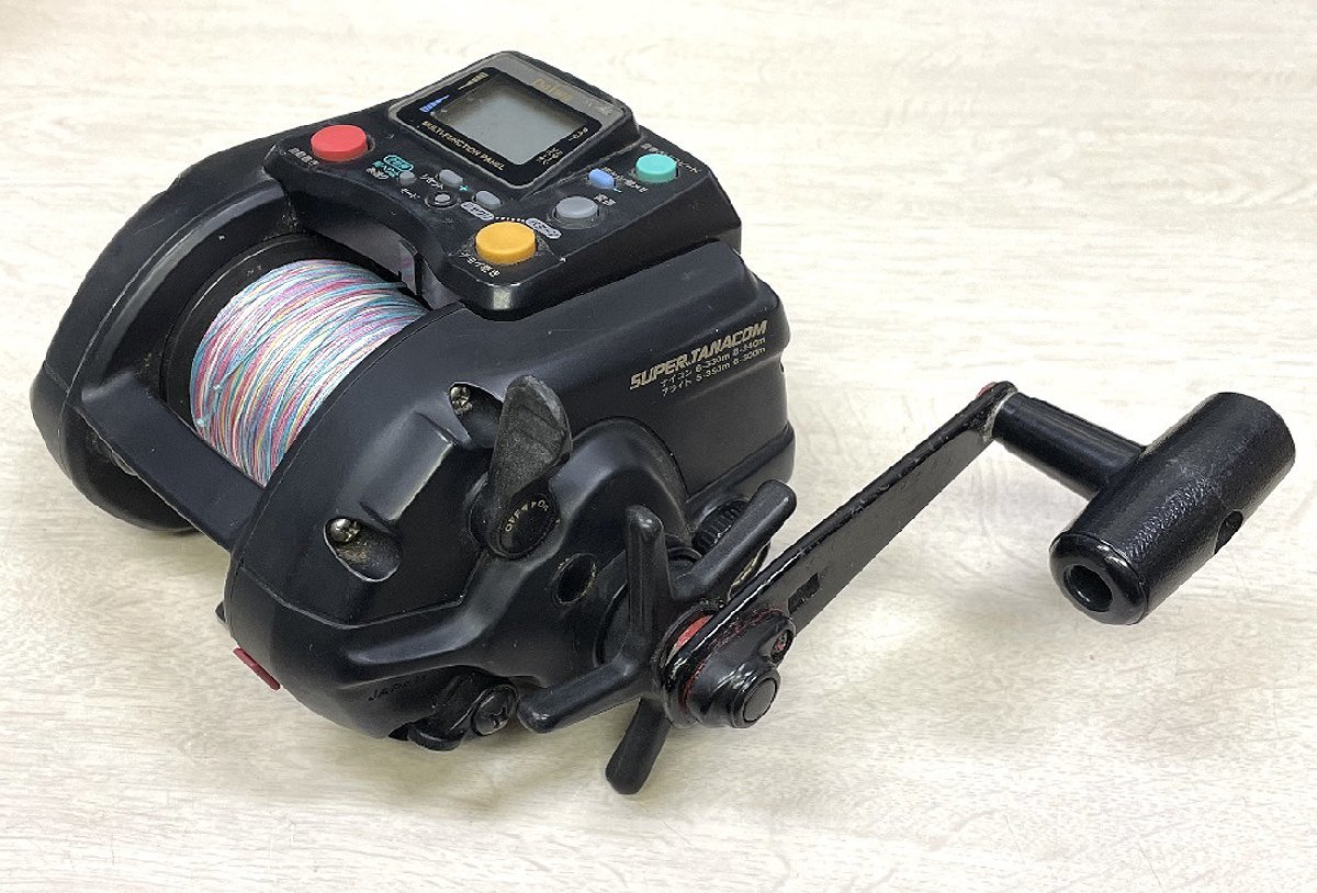 動作品 Daiwa SUPER TANACOM S500 袋・電源コード付き 電動リール ダイワ スーパータナコンの画像4