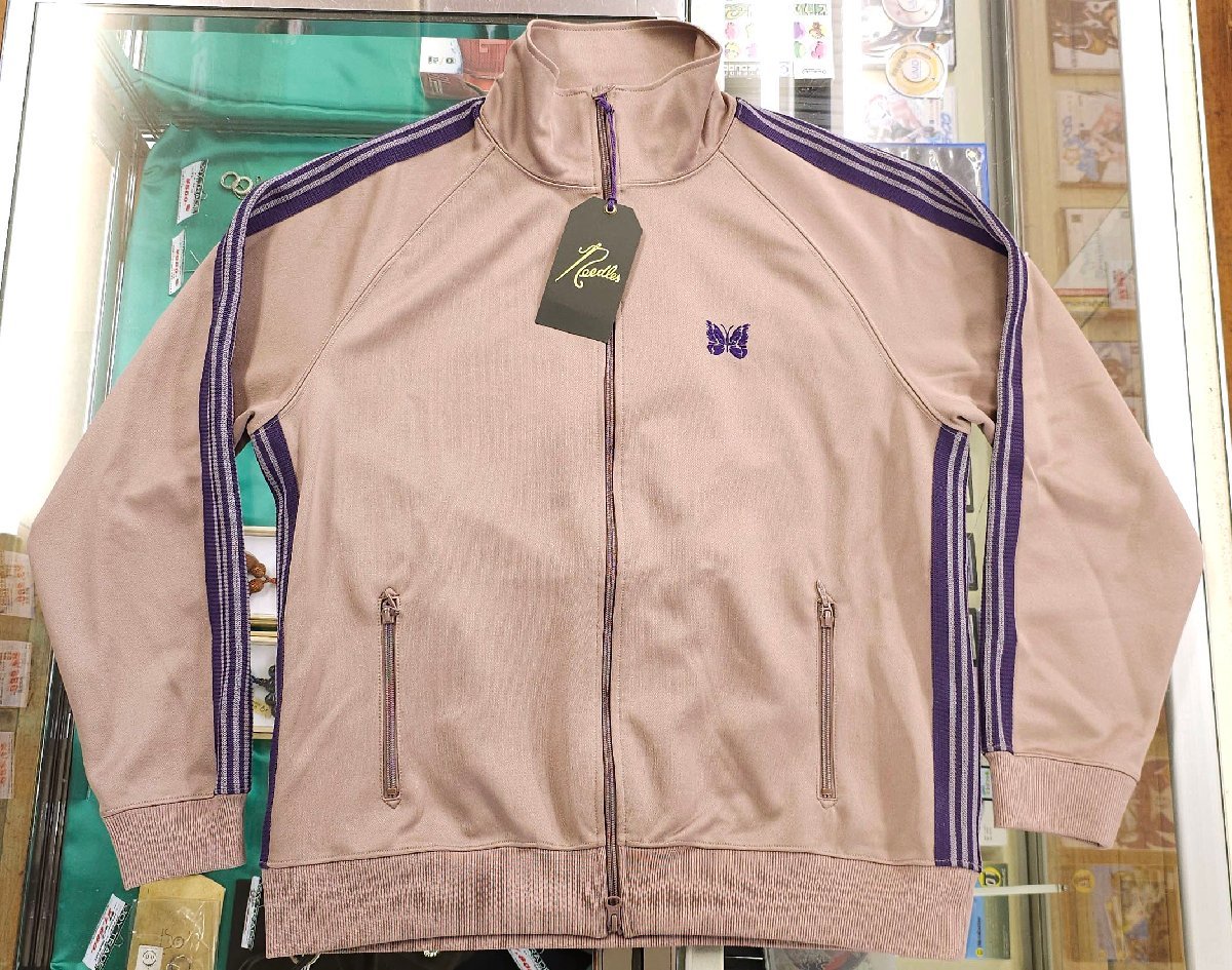 美品 NEEDLES 22aw トラック ジャケット トープ XL ネペンテス ニードルズ ニードルス Taupe ジャージ TRACK JACKET_画像1