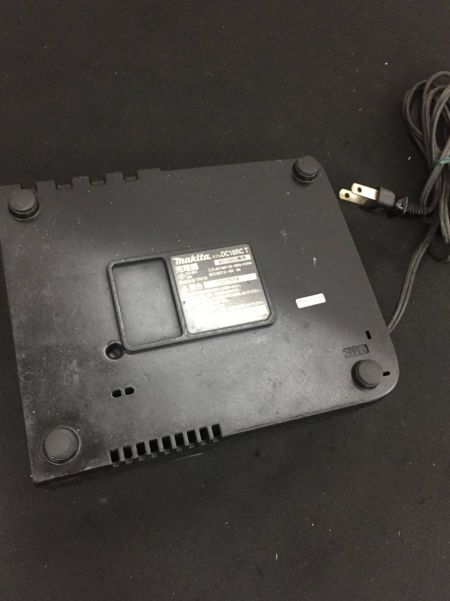 【中古品】makita(マキタ) 7.2v-18v用急速充電器 DC18RC /ITWV8BMSOKT6_画像6