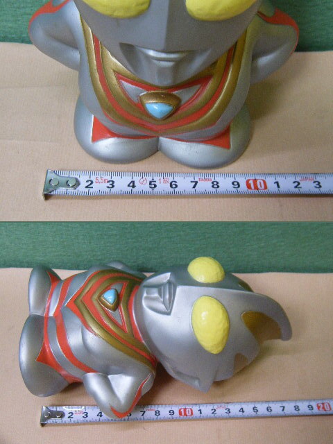 te91*[ времена предмет ] редкий 1998 год Ultraman Gaya sofvi копилка Yamato Bank [ версия право имеется ] иен .