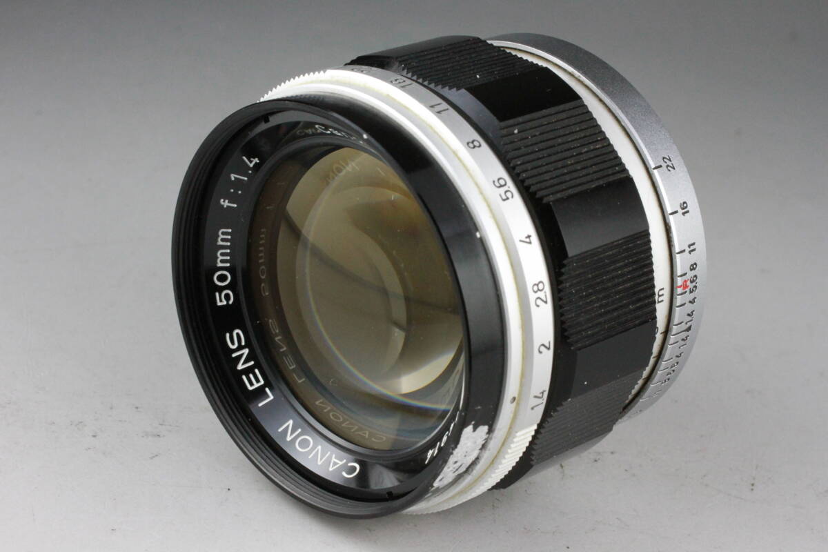 実写テスト済み Canon 50mm f1.4 ライカマウント キヤノン 単焦点 LTM Leica Lマウント L39 M39 キャノン #373_画像4