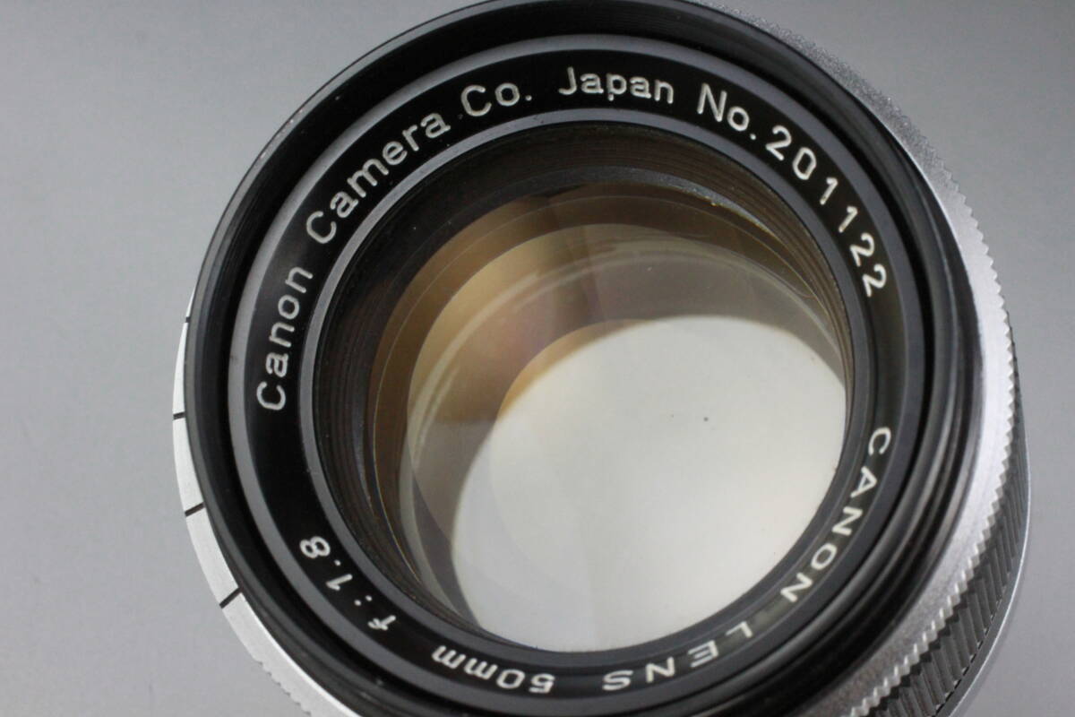 実写テスト済み Canon 50mm f1.8 ライカマウント キヤノン 単焦点 LTM Leica Lマウント L39 M39 キャノン #148_画像6