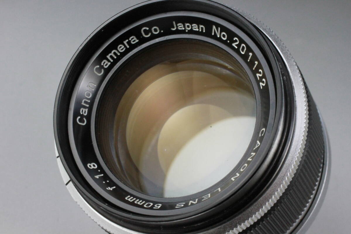 実写テスト済み Canon 50mm f1.8 ライカマウント キヤノン 単焦点 LTM Leica Lマウント L39 M39 キャノン #148_画像5