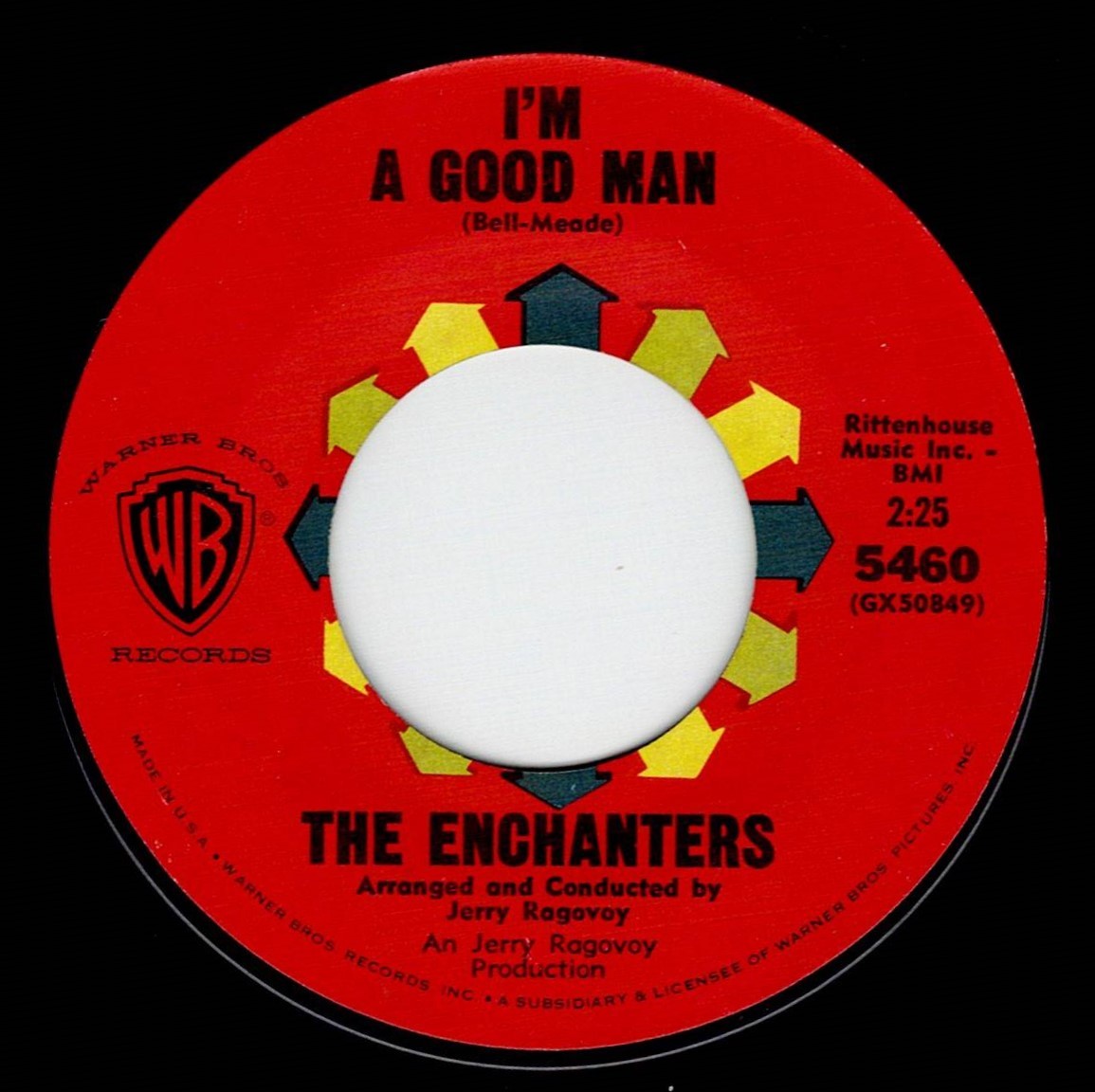 The Enchanters / I Wanna Thank You ♪ I’m A Good Man (Warner Bros)の画像2