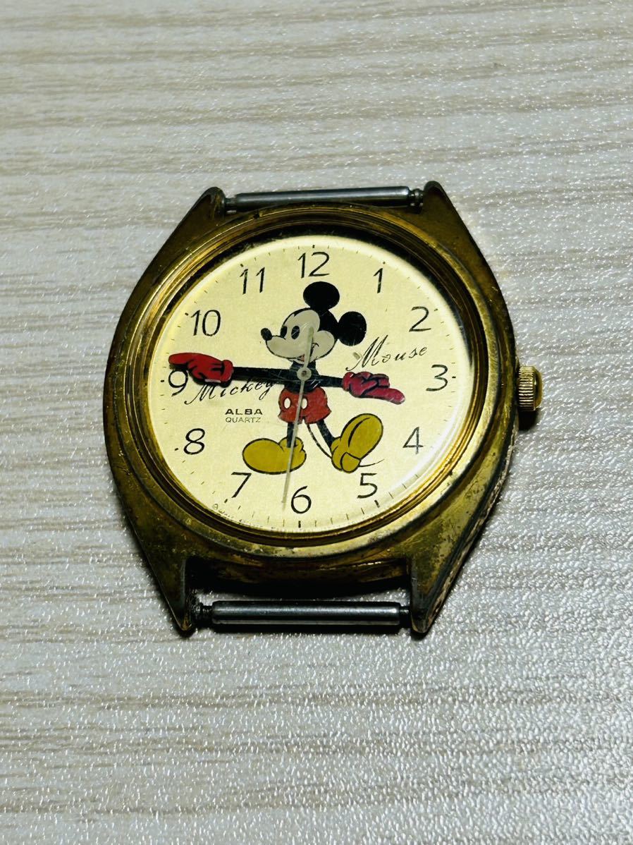 SEIKO WALT DISNEY PRODUCTIONS ミッキーマウス ALBA セイコー アルバ Y561-6000