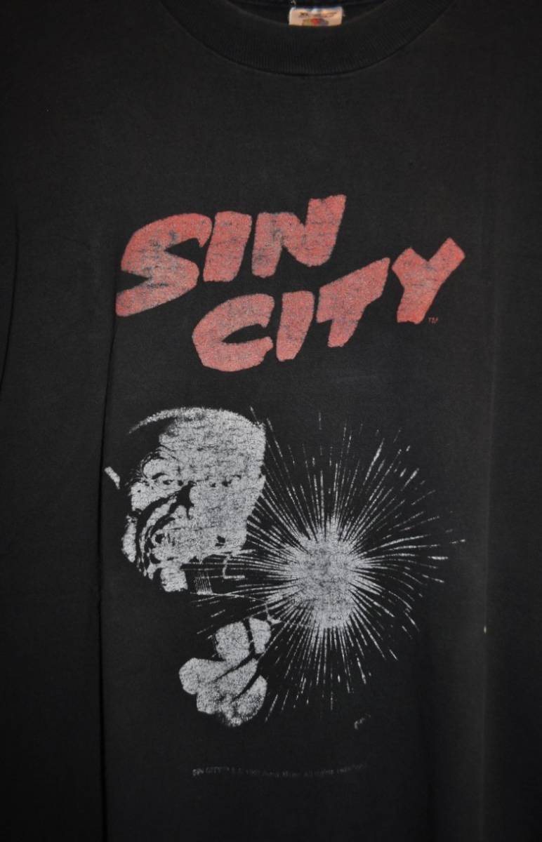 ユーズド 90年代 SIN CITY シン シティー Tシャツ MADE IN USA_画像4
