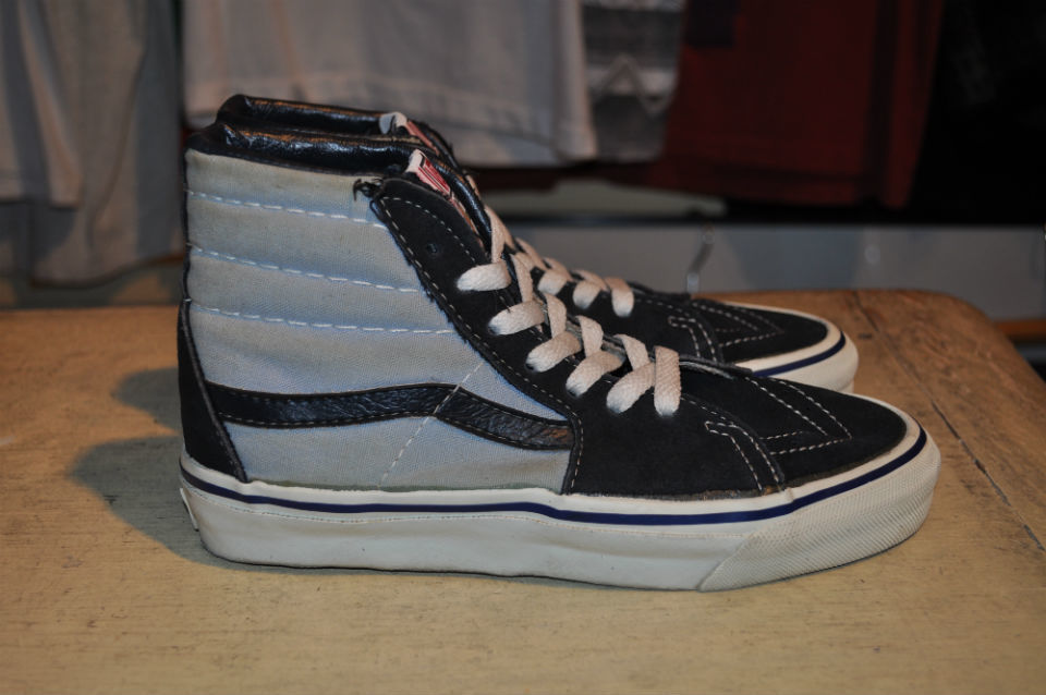  прекрасный б/у 80 годы VANS HIGHTOP MADE IN USA Vans высота p