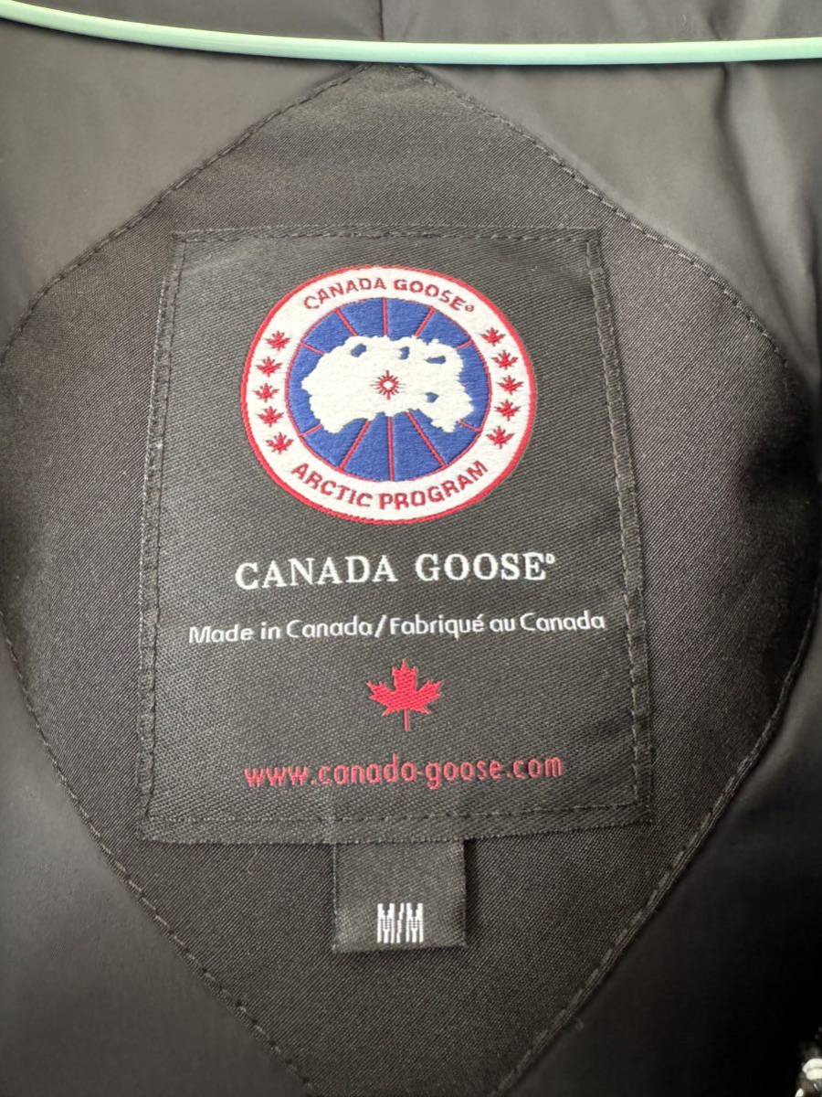 美品　サイズM CANADA GOOSE カナダグース ダウンジャケット JASPER PARKA ジャスパー　ファー　フーデッド　コート　ブラック 黒_画像9