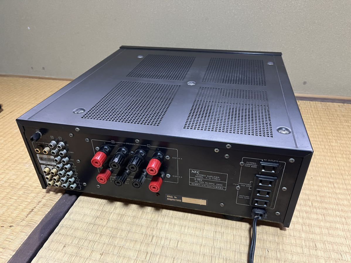 美品 NEC A-10 TYPEⅢ 元箱、取説付き_画像5