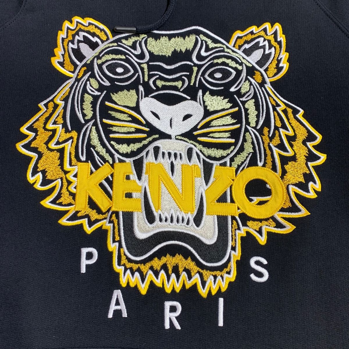 【大人気商品】 KENZO スウェットパーカー L タイガー刺繍ロゴ ビッグロゴ