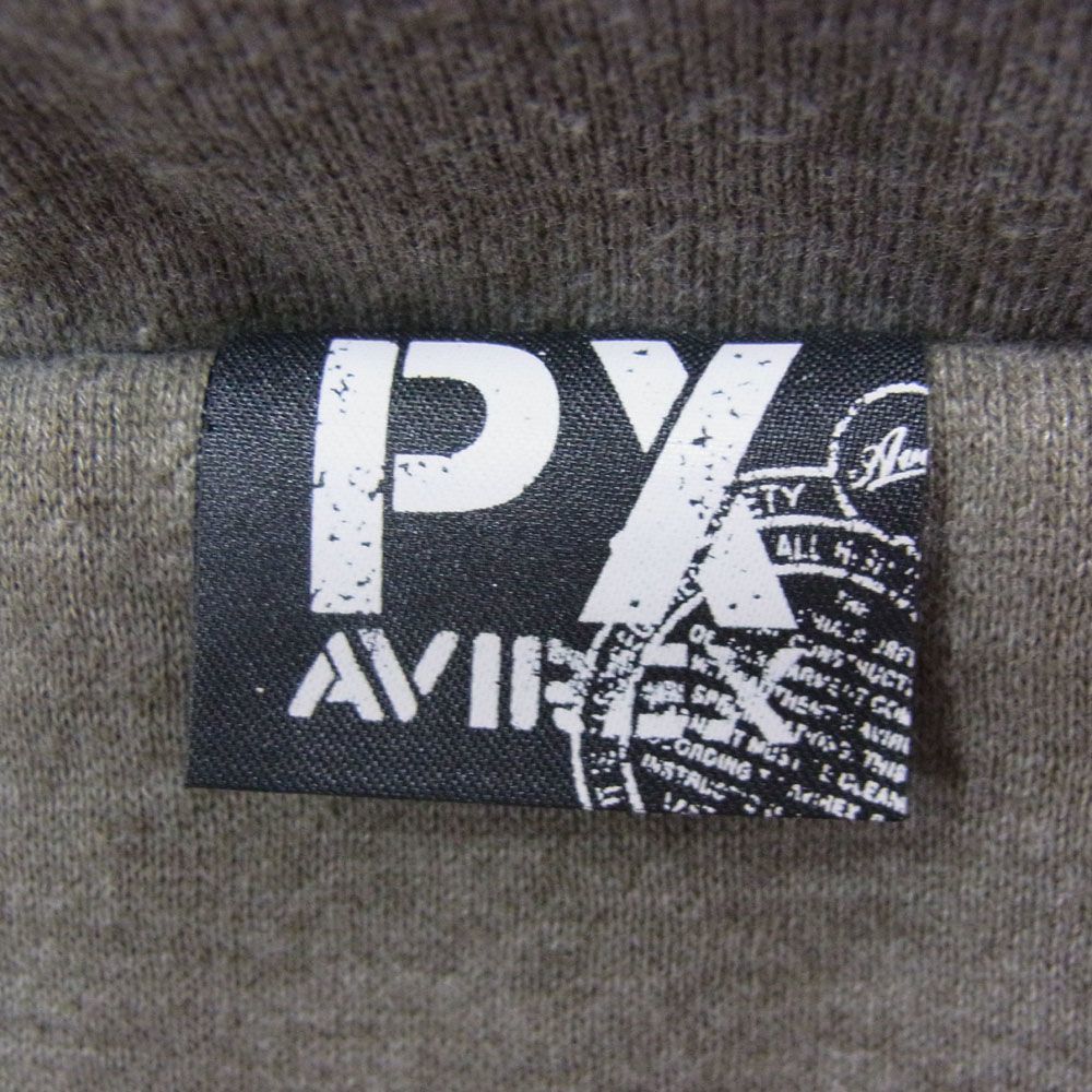 ●AVIREX アヴィレックス M-65 フィールドジャケット バックロゴ星条旗 スウェット ミリタリー メンズ Mサイズ 正規品 1円スタート_画像8
