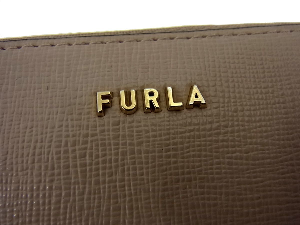 美品■FURLA フルラ コインケース BABYLONS ZIP AROUND バビロン PDJ5UNO カード入れ ミニ財布 レディースの画像2