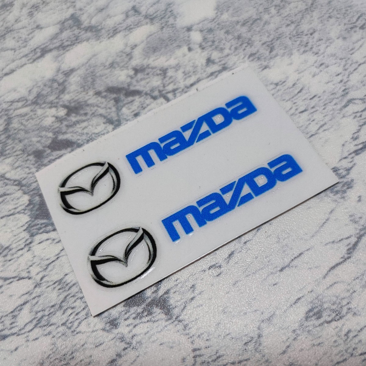 マツダ ミニステッカーC 2P■CX-3/5/7/8 デミオ アテンザ アクセラスポーツ ロードスター RX-378 MAZDA3 プレマシー ビアンテ キャロル_画像8