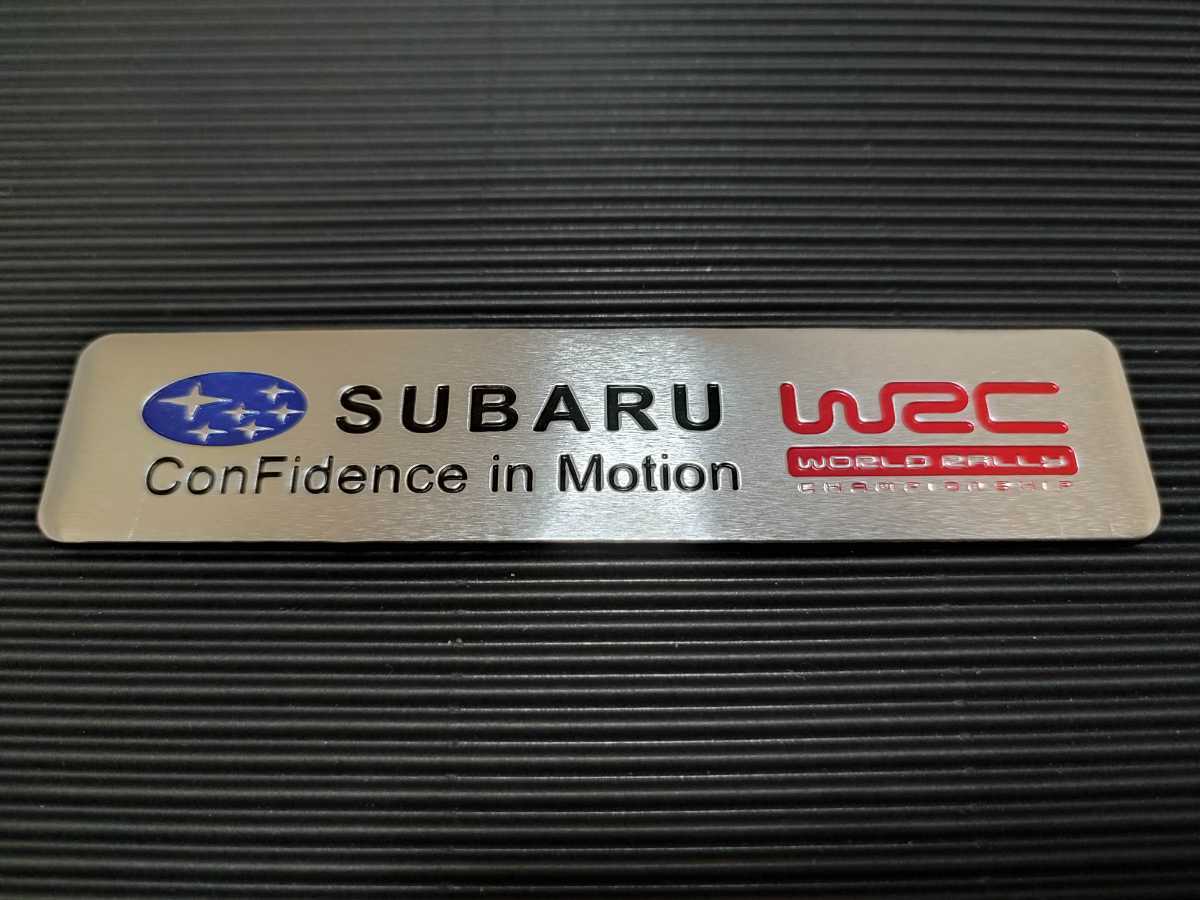 [ Subaru ] легкий алюминиевый эмблема # Forester ноги .-gXV Impreza Sports /G4 Legacy Outback BRZ WRX S4 Justy 