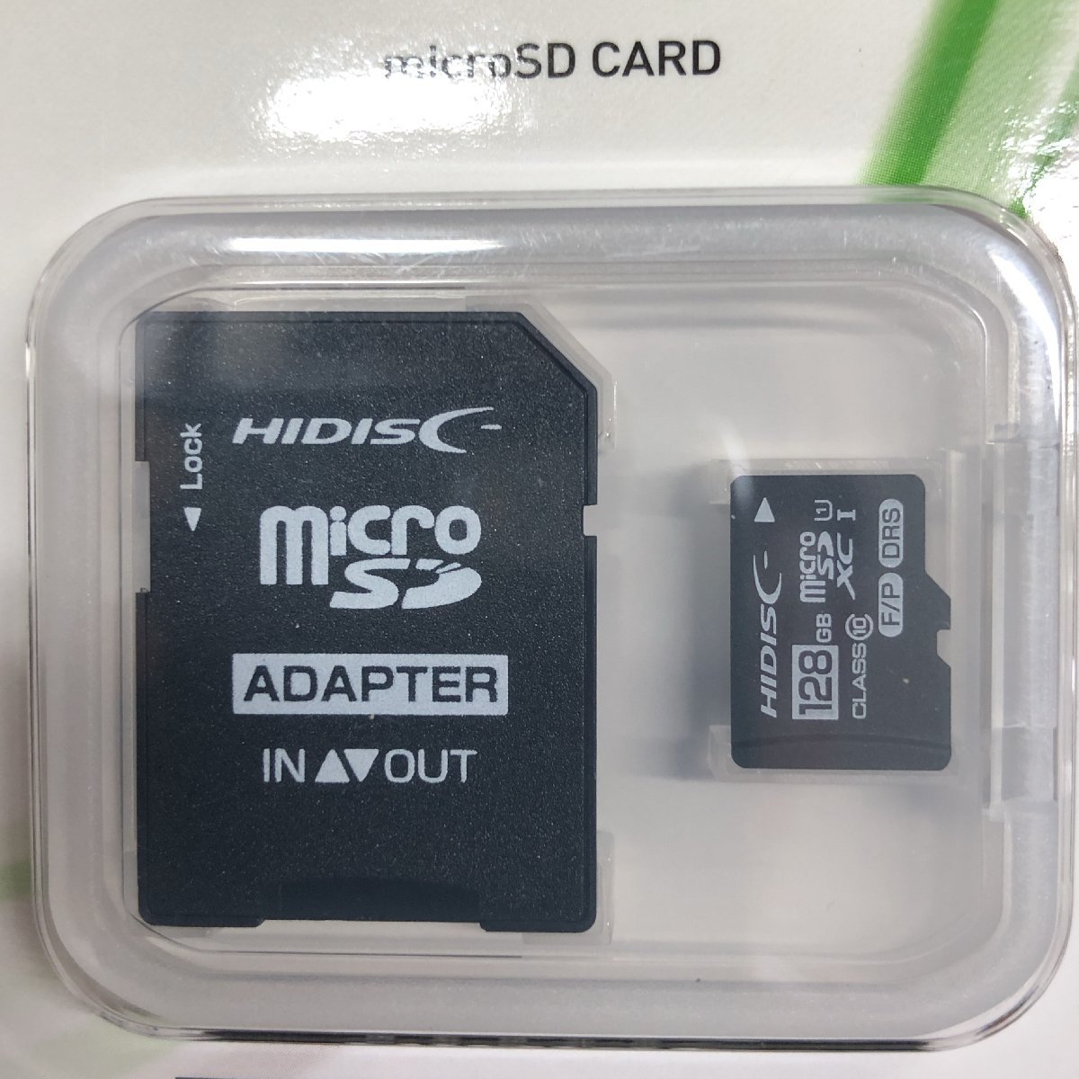 【未使用/インボイス登録店/KU】HIDISC 磁気研究所 micro SDXC 128GB マイクロSDカード HDMCSDH128GCL10DS SDアダプタ付　MZ0201/0005-8_画像2