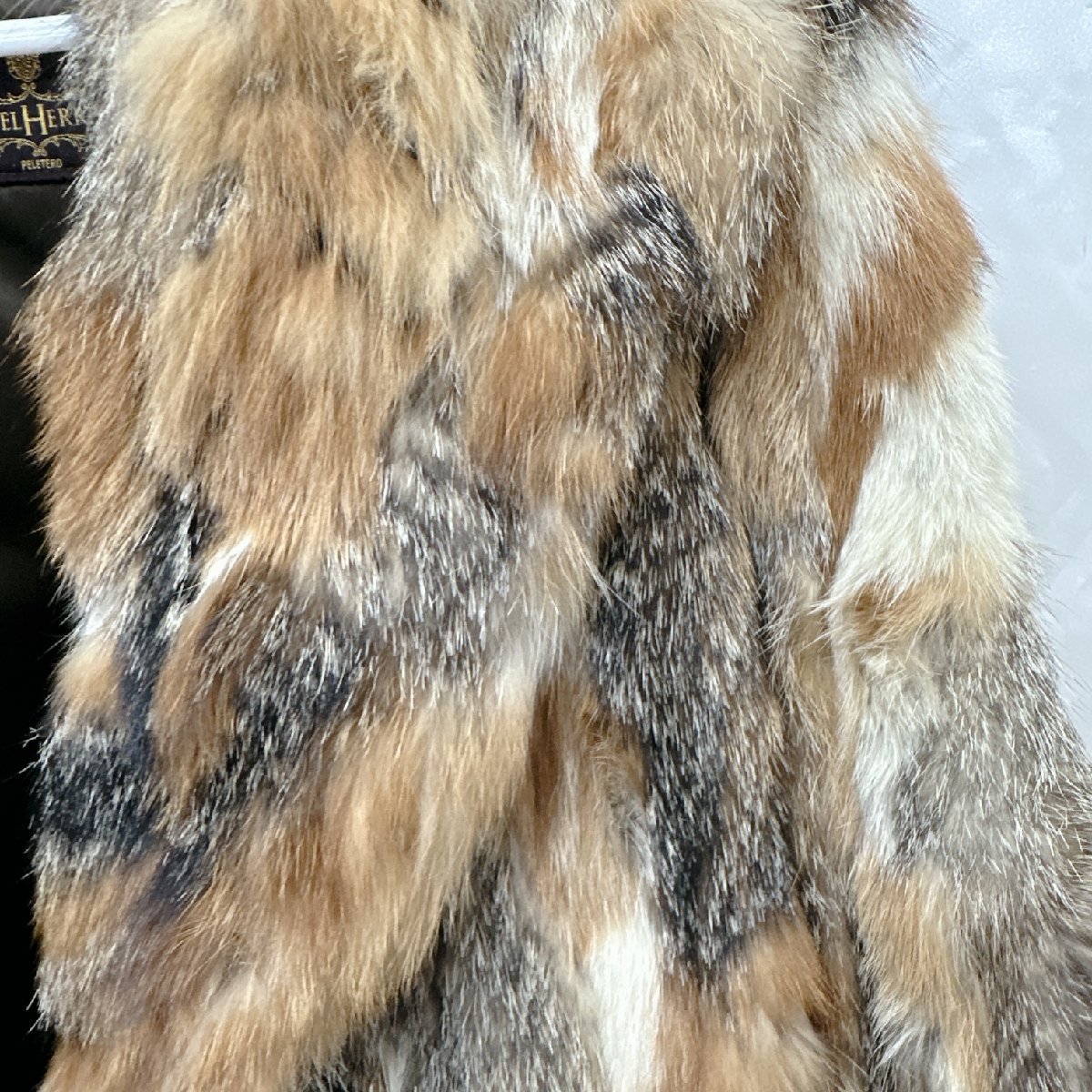 [K/ б/у товар / in voice регистрация магазин /CH]MANUEL HERRERO меховое пальто 9 номер меховое пальто полупальто зима одежда IM1001/001