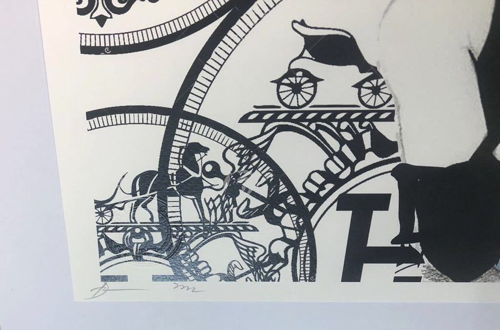 DEATH NYC アートポスター 世界限定100枚 オードリーヘップバーン エルメス ティファニー で朝食を アンディウォーホル 現代アート ポップ_画像3