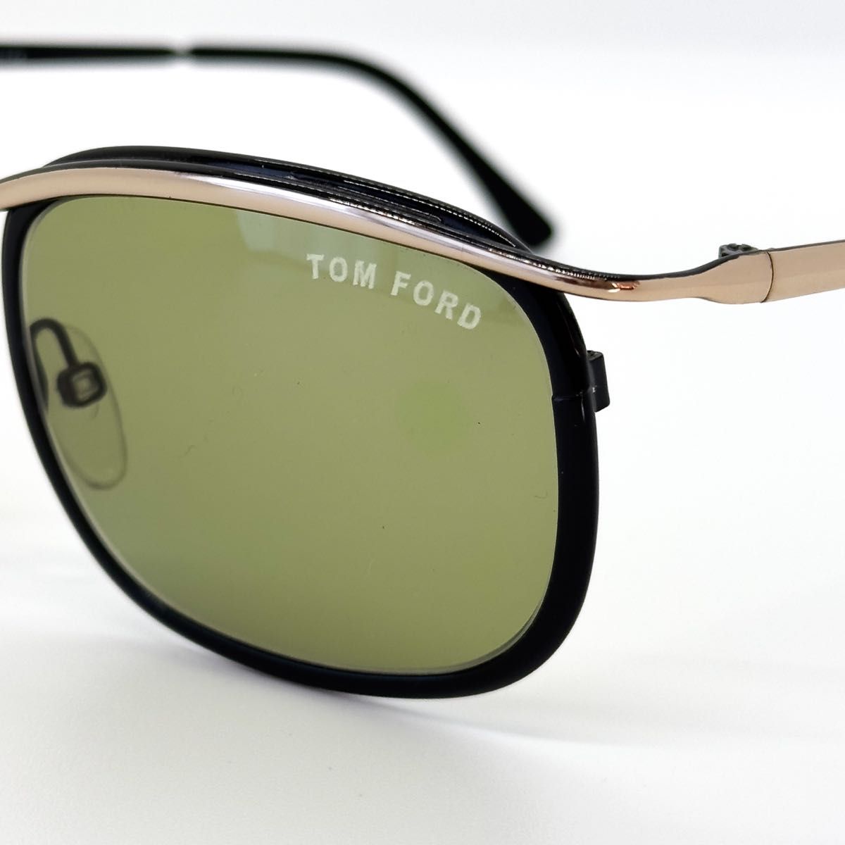 新品/匿名 TOM FORD トムフォード サングラス TF419 Marcello アジアンフィット 黒 金 メンズ イタリア製