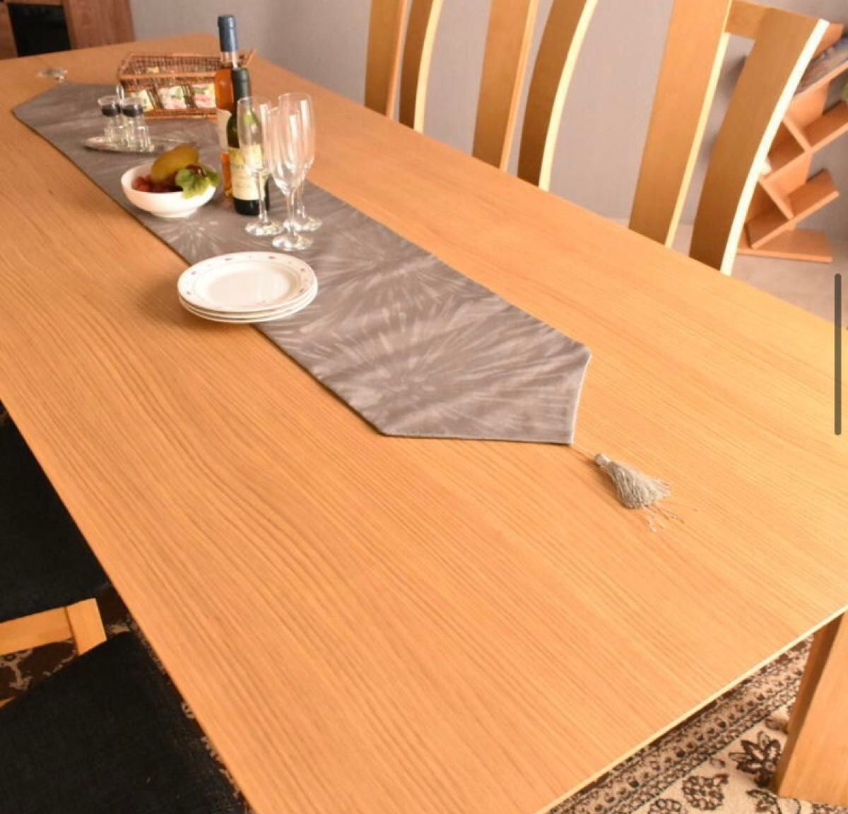 オーク材　大きいダイニングテーブル　8人〜10人掛け　240cm 中古品　ナチュラル