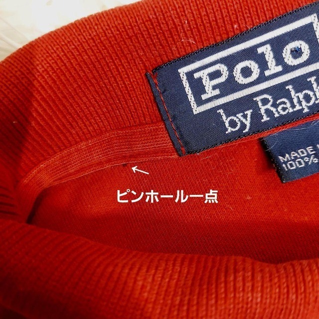 USA製 Polo by Ralph Lauren 半袖ポロシャツ・赤 表記サイズM アイビー アメトラ アメカジ 82198