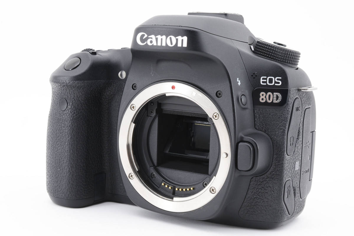 取扱説明書付 ★極上品★ Canon キヤノン EOS 80D Body ボディ デジタル一眼レフカメラ (3662)_画像2