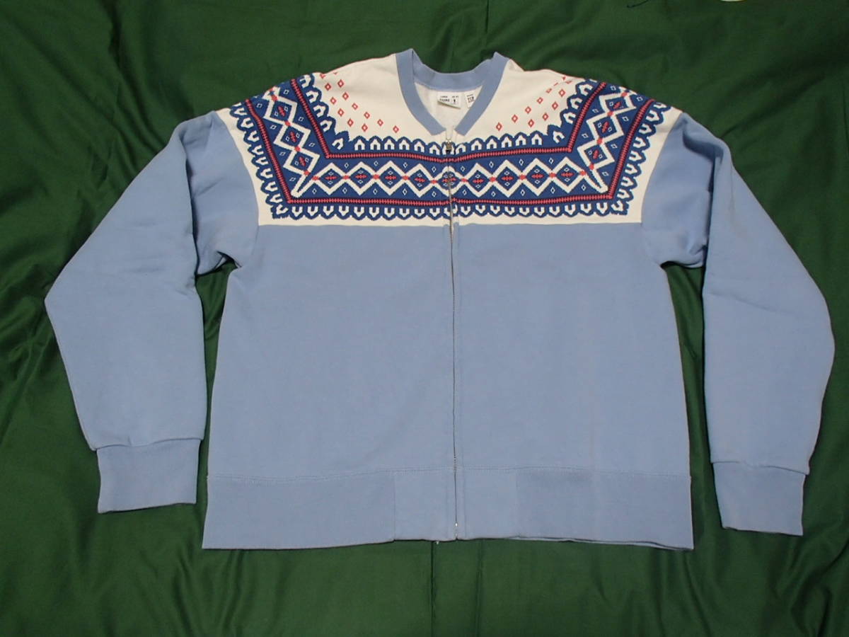 『TCB Jean /  Howdy!TCB Sure’s Snow Zip sweat shirt s サイズ：L Blue おまけ付き』の画像1