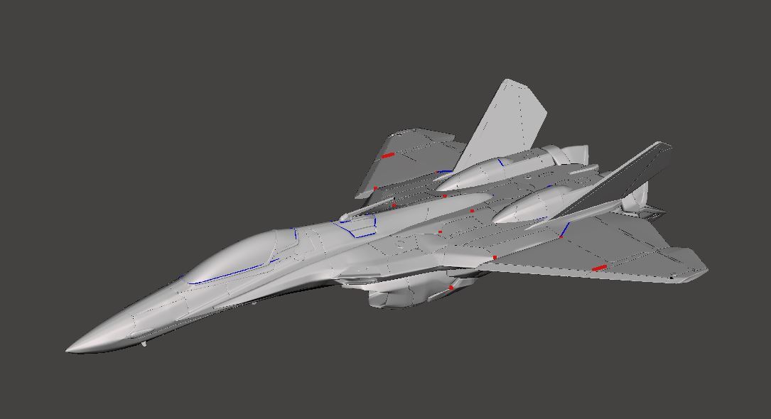 1/144 YF-24 エボリューション 3Dプリント EVOLUTION 未組立 宇宙船 宇宙戦闘機 Spacecraft Space Ship Space Fighter SF_画像2