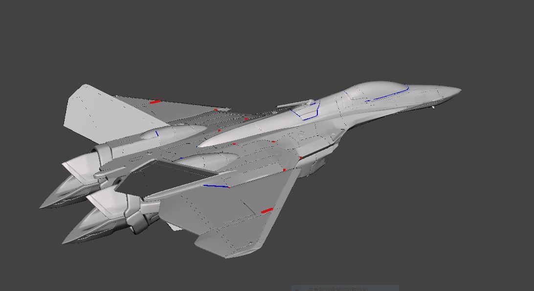 1/144 YF-24 エボリューション 3Dプリント EVOLUTION 未組立 宇宙船 宇宙戦闘機 Spacecraft Space Ship Space Fighter SF_画像3
