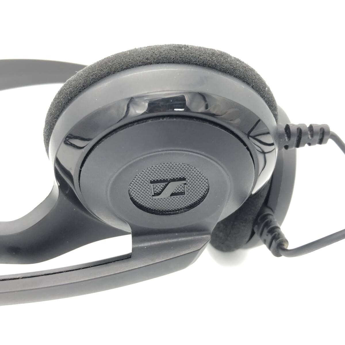 SENNHEISER　ゼンハイザー　PC5　ヘッドセット　ブラック　開放型　両耳　軽量　コンパクト　有線　ノイズキャンセリング_画像4