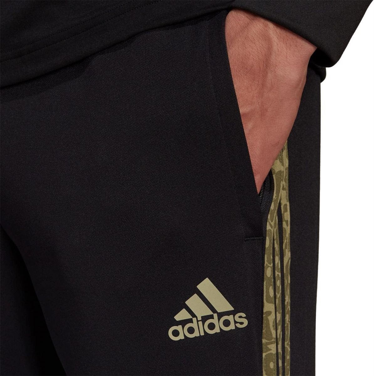 ★アディダス adidas 新品 メンズ M SERENO セレーノ トレーニング パンツ ロングパンツ 黒 Lサイズ [H07733-L] 四 弐★QWER★_画像3