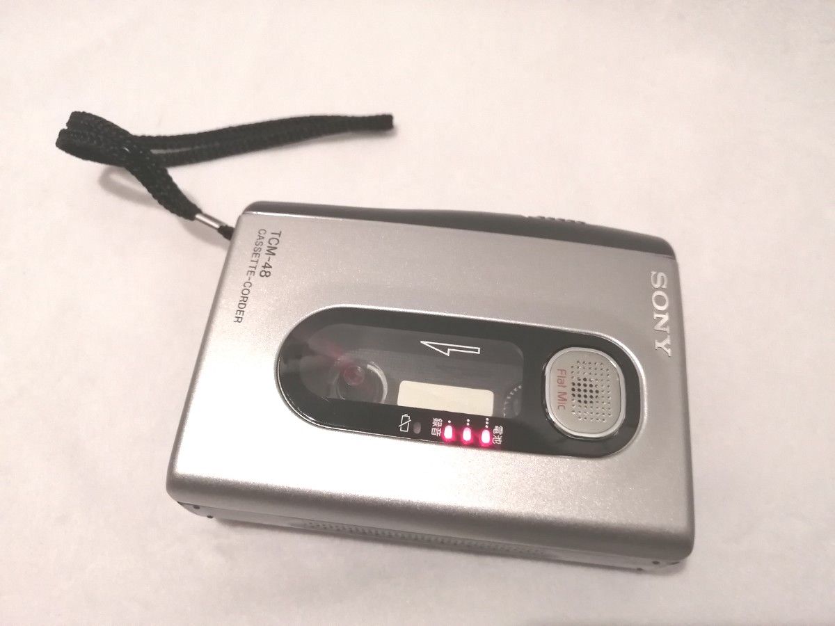 SONY ソニー TCM-48 CASSETTE-CORDER カセットテープレコーダー  未開封カセットテープ付