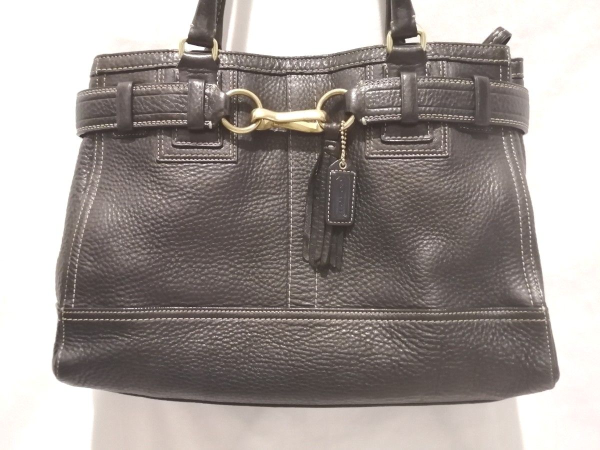 COACH コーチレザー バッグ ブラック 難あり美品|Yahoo!フリマ COACH コーチレザー バッグ ブラック 難あり美品|Yahoo!フリマ