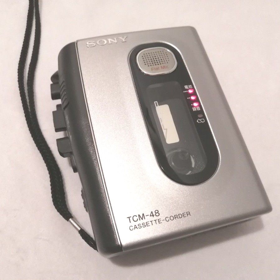 SONY ソニー TCM-48 CASSETTE-CORDER カセットテープレコーダー  未開封カセットテープ付