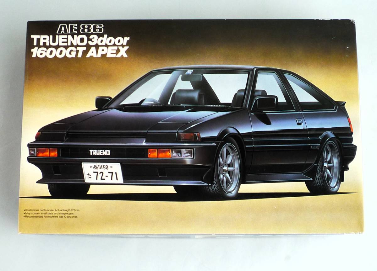 ★☆【定形外OK】未組立!フジミ 1/24 AE86 TRUENO 3door 1600GT APEX AE86 トレノ ID-41~1996年製!~内袋未開封品【同梱可】[GB05A02]☆★_画像1